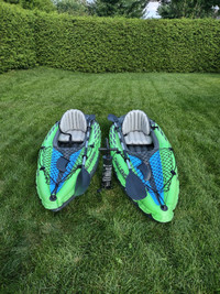KAYAKS GONFLABLES 70$ CHACUN