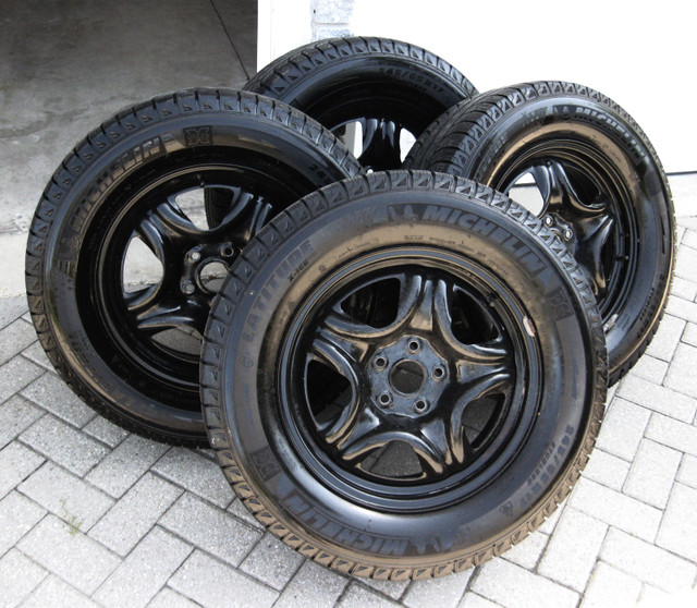 Michelin Latitude winter tires with rims in Tires & Rims in Kitchener / Waterloo