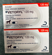Vetoryl 120 mg capsules 2 boxes of 30 each