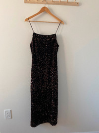 H&M Fitted Sequin Dress - Size L