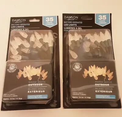New sealed in package. 2 available, asking $20 each or make an offer on both. LED, 11 feet long, nee...