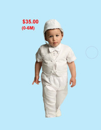 Boy & Girl  Baptism Outfit/Gown & Christening Dress