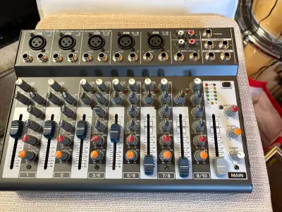 beringer 1002b mixer 10 input, 2 bus, View more