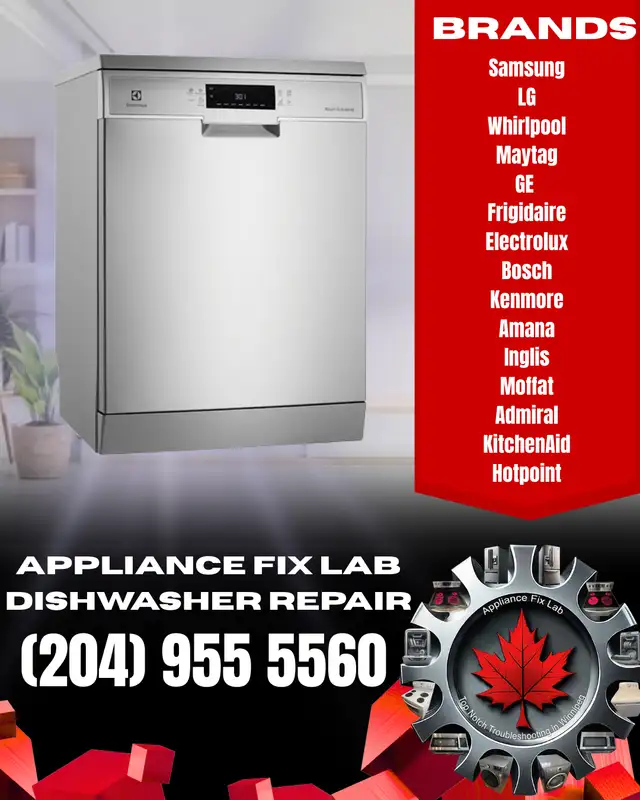 Dishwasher & other Appliance Repair Winnipeg628643602050581222