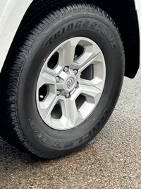 New Bridgestone Deuler HT tires mounted on Toyota 4Runner rims