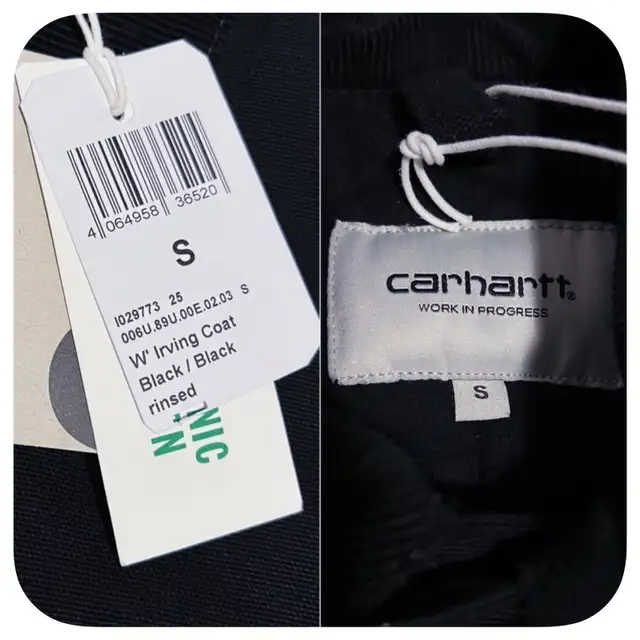 CARHARTT WORK IN PROGRESS BLACK IRVING JACKET SZ SMALL - BNWT in Women's - Tops & Outerwear in City of Toronto - Image 7