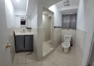 Two Bedroom One washroom close to Pickering Go station Separate Entrance Two car parking.