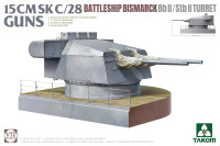 Takom 1/72 Bismarck SK C/28 15cm 55-Caliber Twin Gun