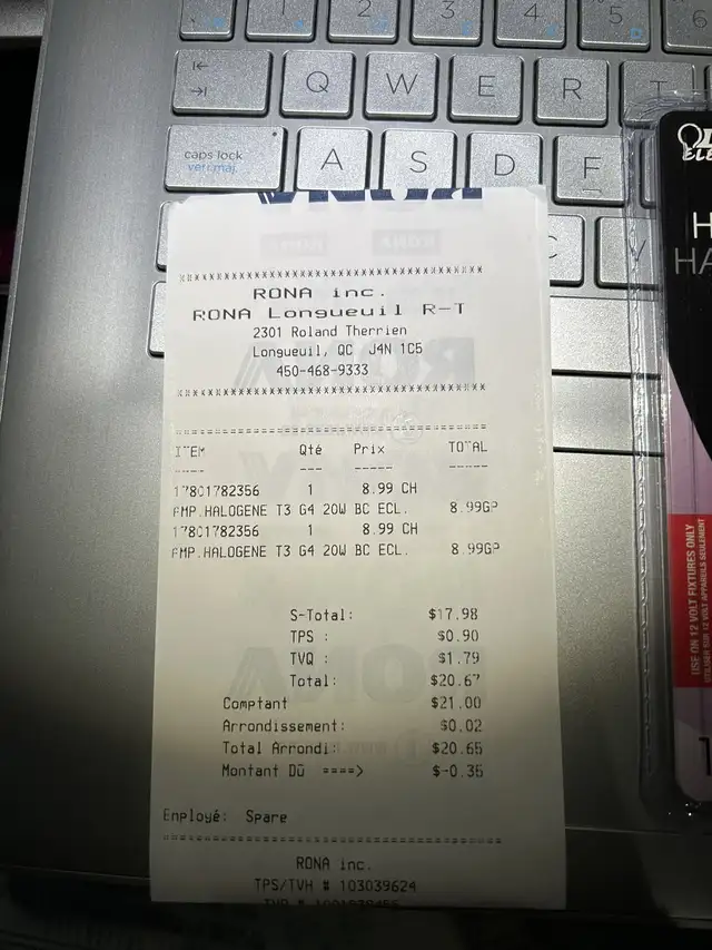 Ampoule halogène  in Indoor Lighting & Fans in Longueuil / South Shore - Image 3