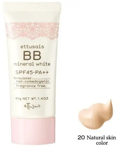 Ettusais BB Cream Mineral White SPF45 PA++ 40g, View more