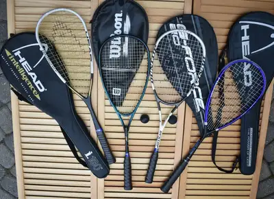 4 Squash Racquet Bundle – racquet raket Complete Set for Every, View more