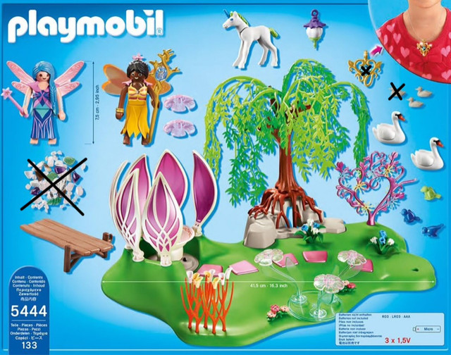 Playmobil 5444 - Fairy Island with Jewel Fountain in Toys & Games in Kitchener / Waterloo - Image 2