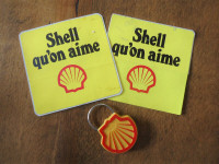 Shell  Shawinigan Porte-clés Stickers Carte Souhaits
