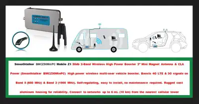 (NEW) SmoothTalker Mobile Z1 Wireless Cellular Booster Kit, View more