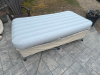 AS New: Woods Folding Camping Bed / Pump Etc