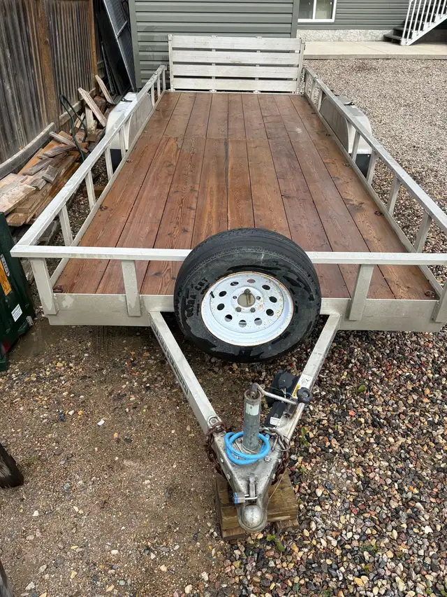 2019 aluminum Stronghaul trailer in Cargo & Utility Trailers in Prince Albert - Image 4