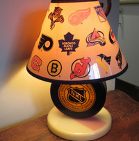 Vintage NHL Hockey Lamp