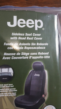 JEEP SIDELESS SEAT COVERS WITH HEAD REST COVER