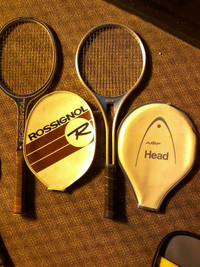 Tennis Rackets and Case