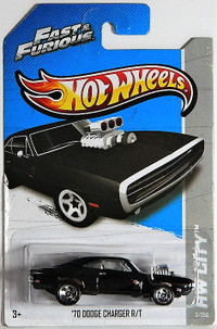 Hot Wheels Fast & Furious 1/64 '70 Dodge Charger R/T HW City