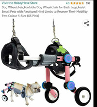 pet wheelchair, dog wheelchair, xxs, *brand new *