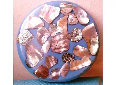 Abalone Shell Cast plastic Coaster, View more
