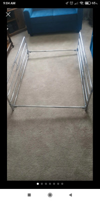 Adjustable chrome dual bed rails 42" x 38"  plus