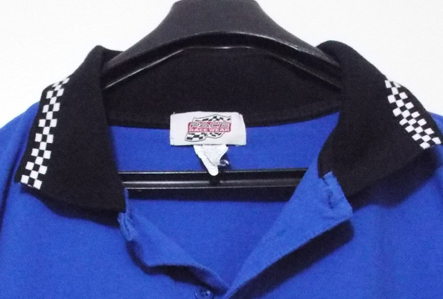 Checkered racing polo shirt Mens 2XL in Men's in Ottawa - Image 4