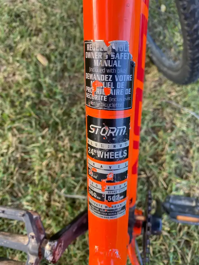 Norco Storm Bike - 24” Wheels - Kids  in Mountain in Strathcona County - Image 3