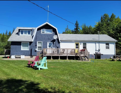 Located in Tarbot directly on the Cabot Trail. It is an open concept studio with queen size bed, TV,...