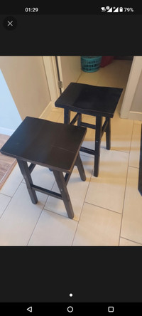 Kitchen bar stools $25 for both.