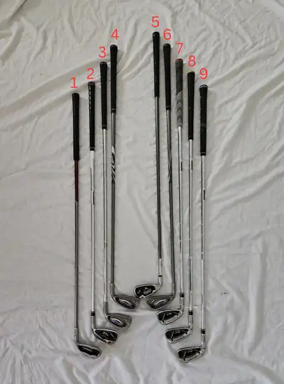 Ping, Callaway, Taylormade : Irons and Wedge : Left & Right, View more