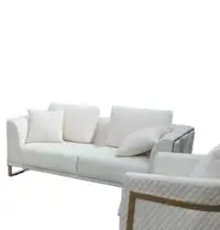 Victory Gold Design Beige Velvet Sofa affordable price 