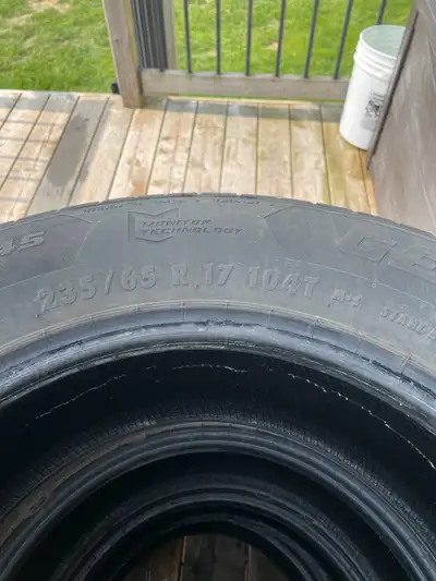 4 all season tires. Used for two seasons.