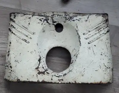 1. harley early - used original headlight shroud (white) $100 2. harley 1995 fatboy front end covers...