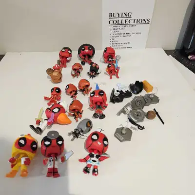 Marvel Funko Deadpool figures mystery minis 17 total, View more