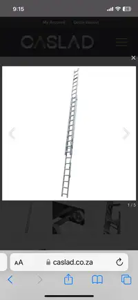 Extension Ladder Aluminum 20 Feet