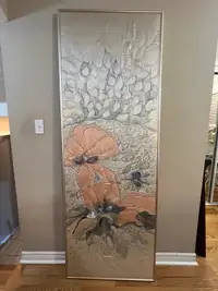 Beautiful fabric floral Wall Art