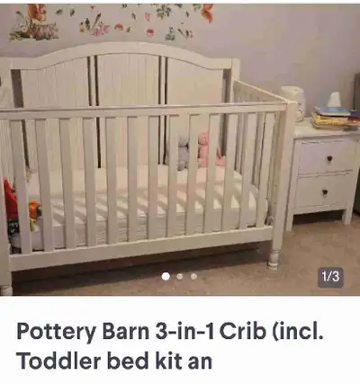 Pottery Barn 3-in1 Crib, View more