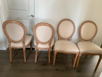 4 Accent or Dining Chairs -- Brand New --