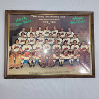WHA Winnipeg Jets 1972-1973 Framed Team Photo