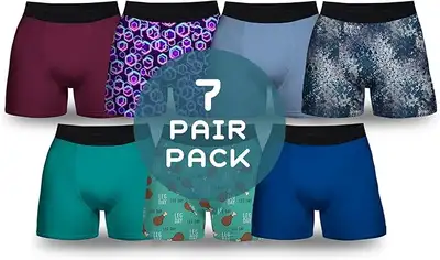 NEW Mens Boxer Briefs 7 Pack - Medium, View more