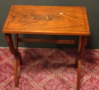 Pure wood coffee table with brass work 