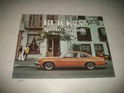 1975 BUICK APOLLO / SKYLARK SALES BROCHURE. LIKE NEW!, View more