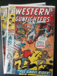 Comics (2)- Western Gunfighters #3 & # 6.(1971) Ghost Rider