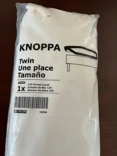 ikea twin fitted sheet new, View more