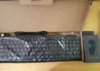 Keyboard and mouse, brand new