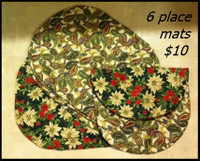 Christmas Place mats $10