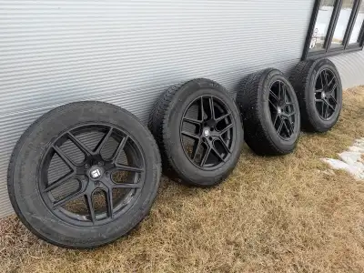 Set of 4. Paid $3400 for tires and wheels. Used for 2 winters. Michelin X-Ice 255/60 R20 Tires 20” T...