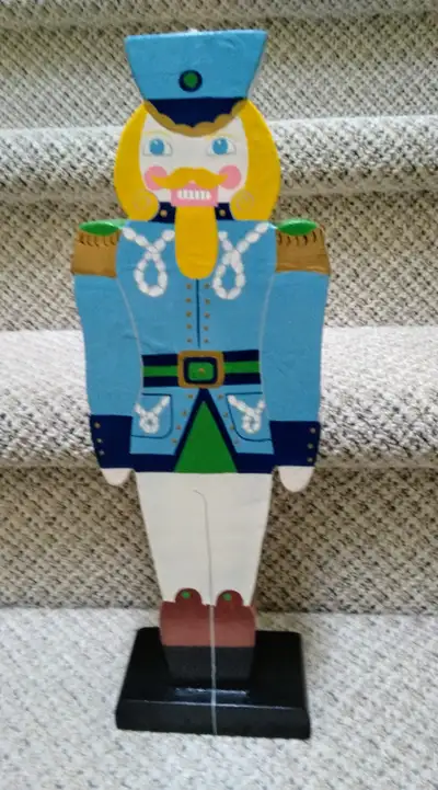Vintage Wood Nutcracker 16", View more
